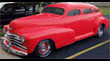 4-Door 48 Chevy Chopped and Painted Red